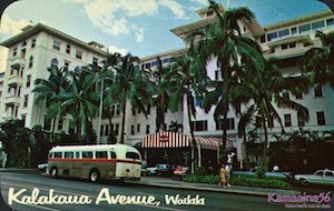 Moana Hotel Hawaii 1960