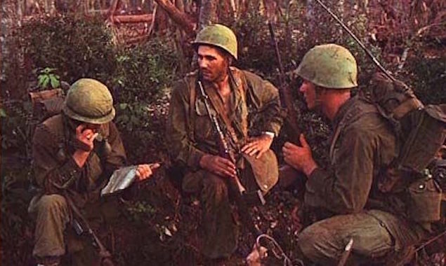Calling in Artillery During Vietnam War