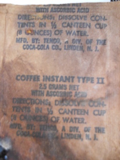 Vietnam War C Ration Coffee Coca-Cola Company