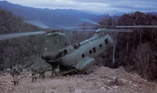 CH-46 Landing