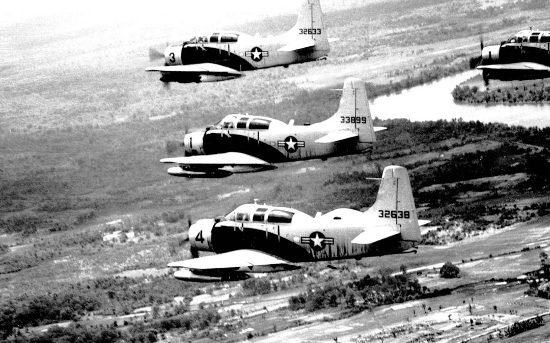 A-1 Skyraiders over Vietnam