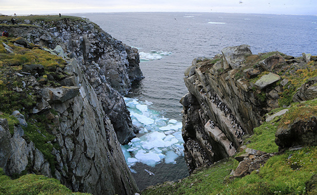 Russian Island in Bering Sea